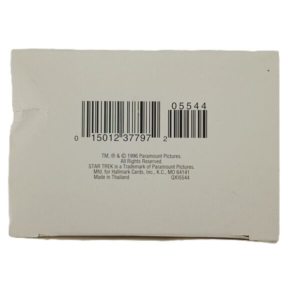 Lot of 2 Hallmark Keepsake Star Trek Ornaments Mr. Spock & Captain James T. Kirk - Picture 3 of 16